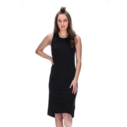 womens singlet dress black