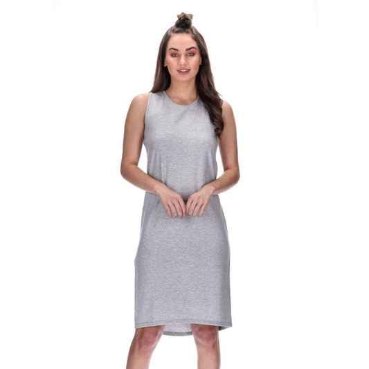 womens singlet dress grey marle