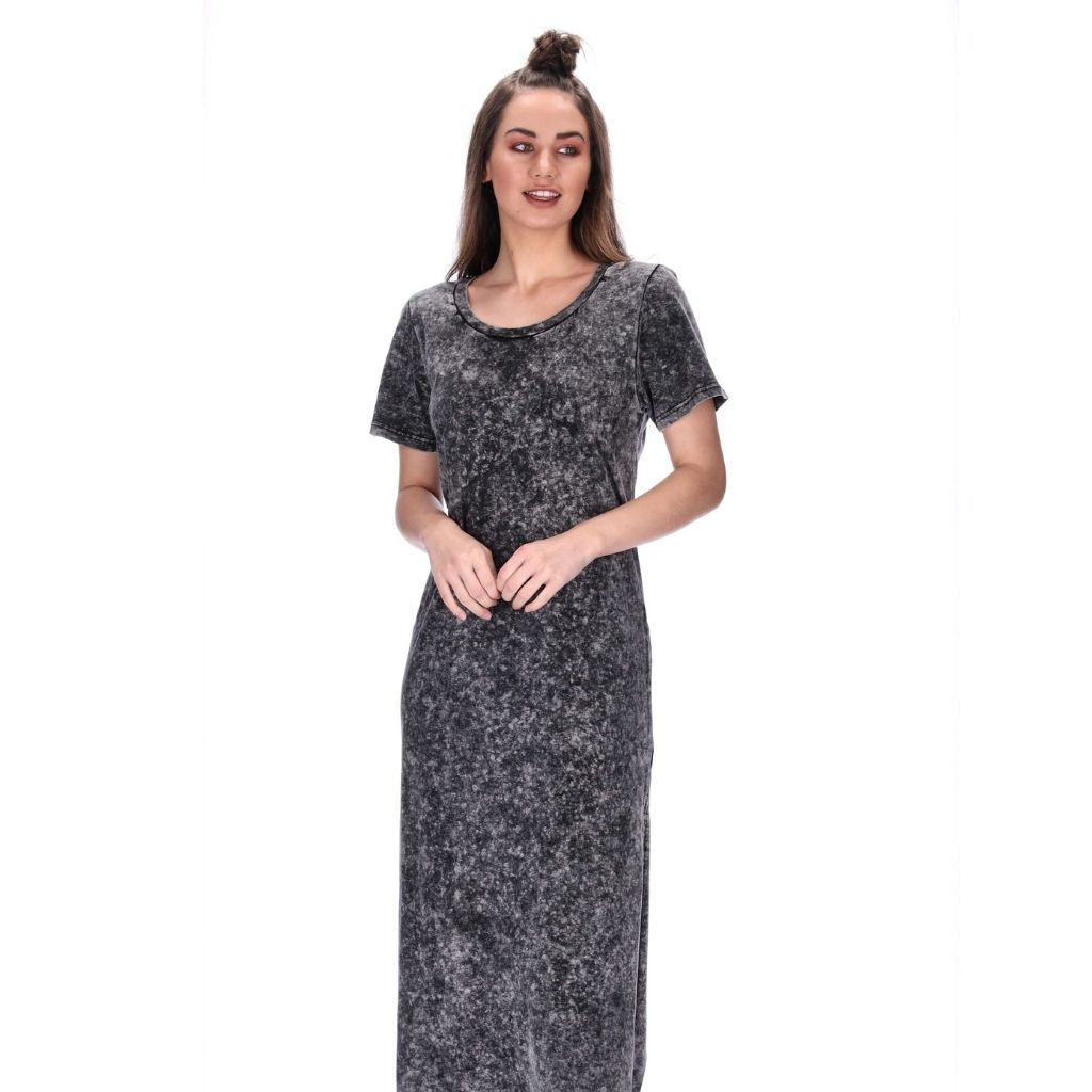 Genevieve Dress Stonewash