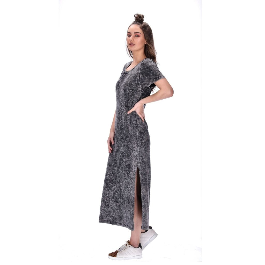 Genevieve Dress Stonewash