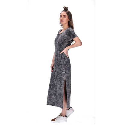 Genevieve Dress Stonewash