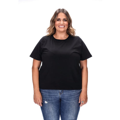 plus size tee black