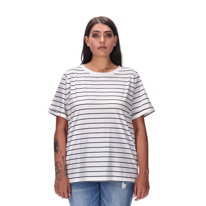 plus size striped tee