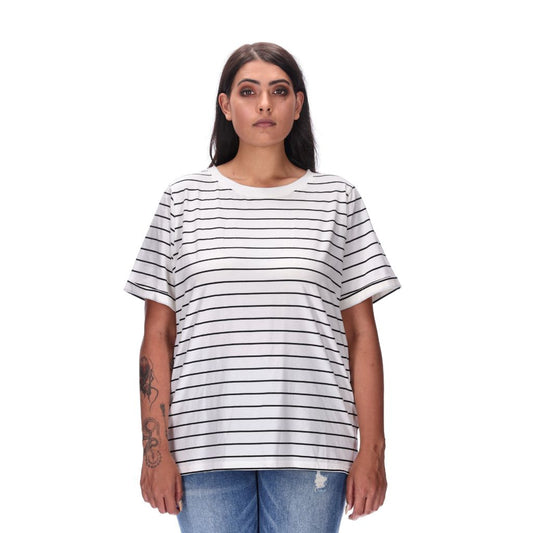 plus size striped tee