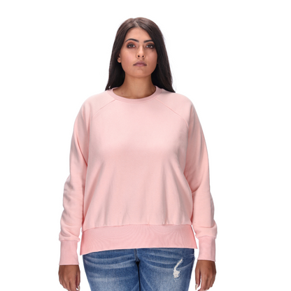 pink plus size sweater