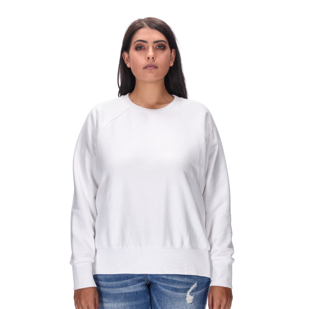 white plus size sweater