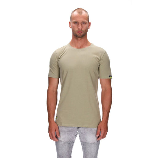 mens slim fitting tee light green