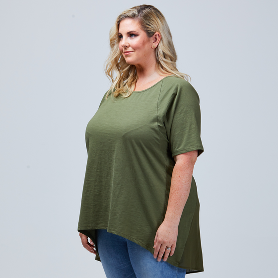 Charlotte Tee Khaki