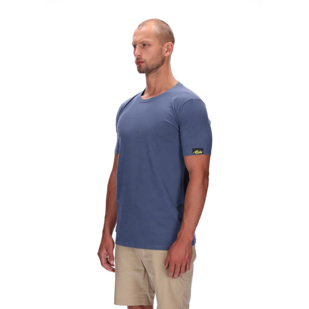 Lewis Slim Tee Dusty Blue