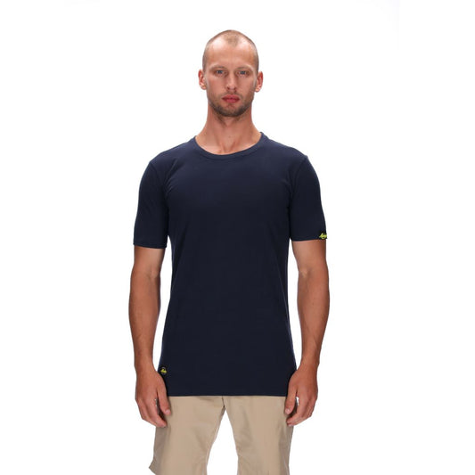 mens slim fitting tee navy