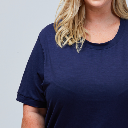 Jasmine Tee Navy