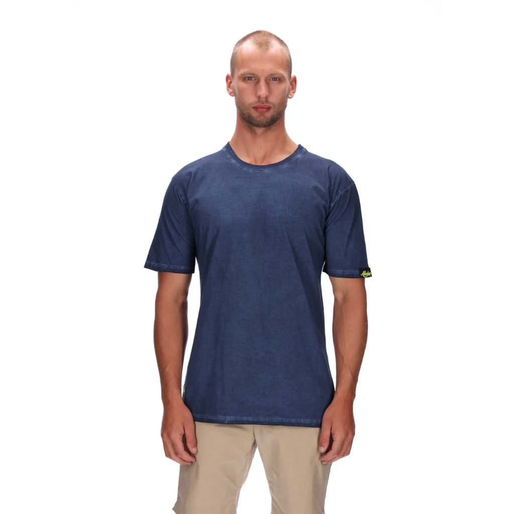 mens stonewash blue tee