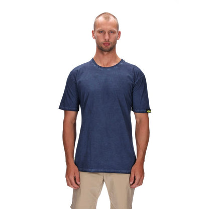 mens stonewash blue tee