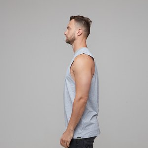 Benji Singlet Grey Marle