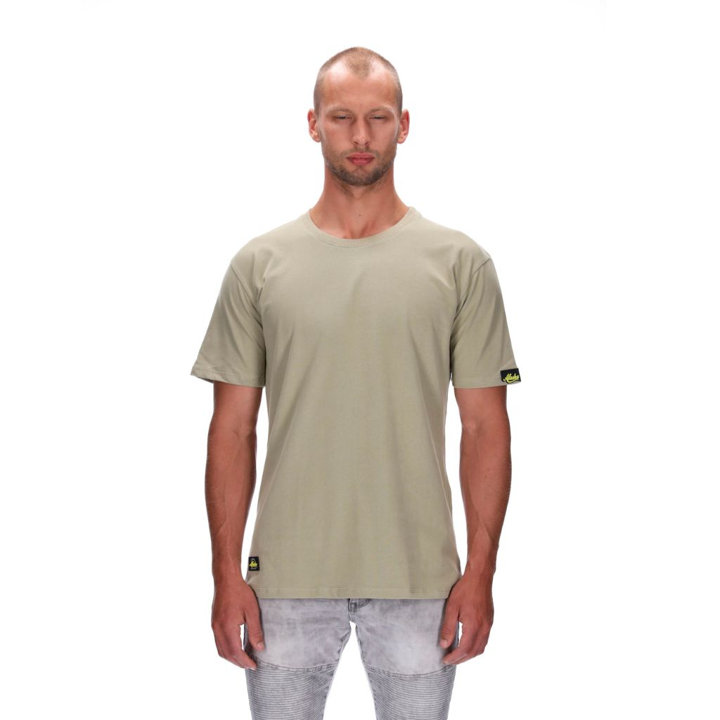 mens tee light green