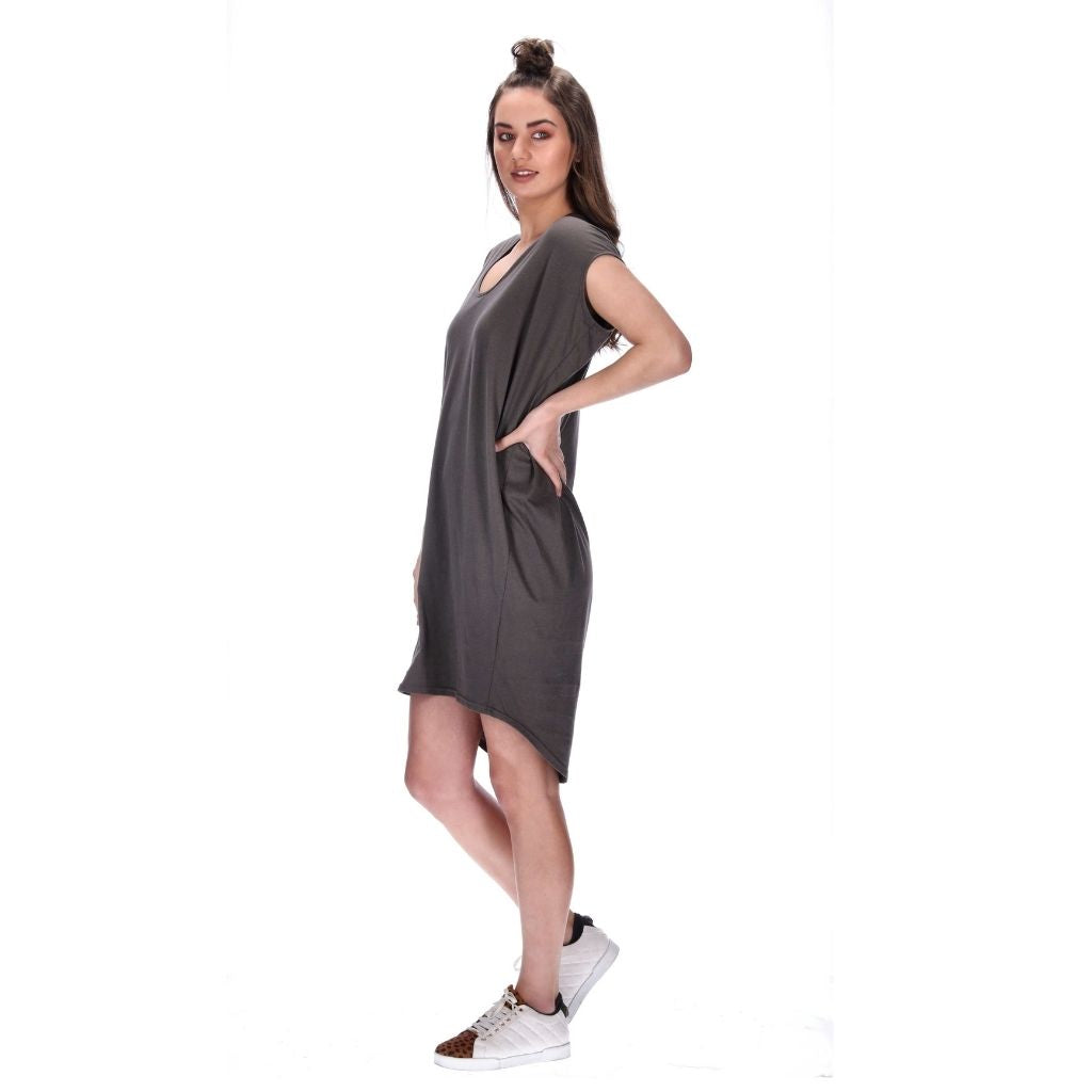 Kate Dress Charcoal