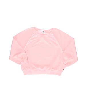 kids french terry sweater pink