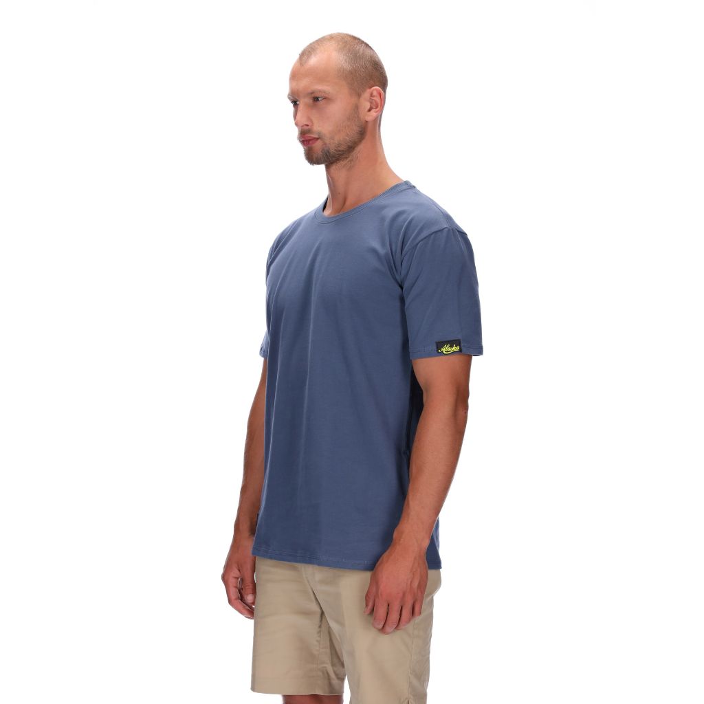 Lewis Regular Tee Dusty Blue