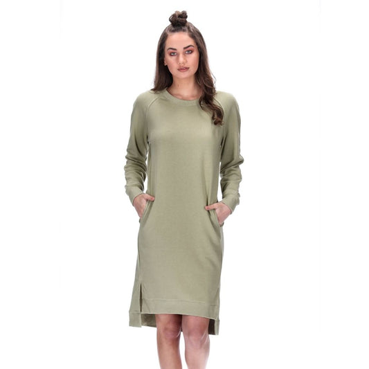womens sweater dress green