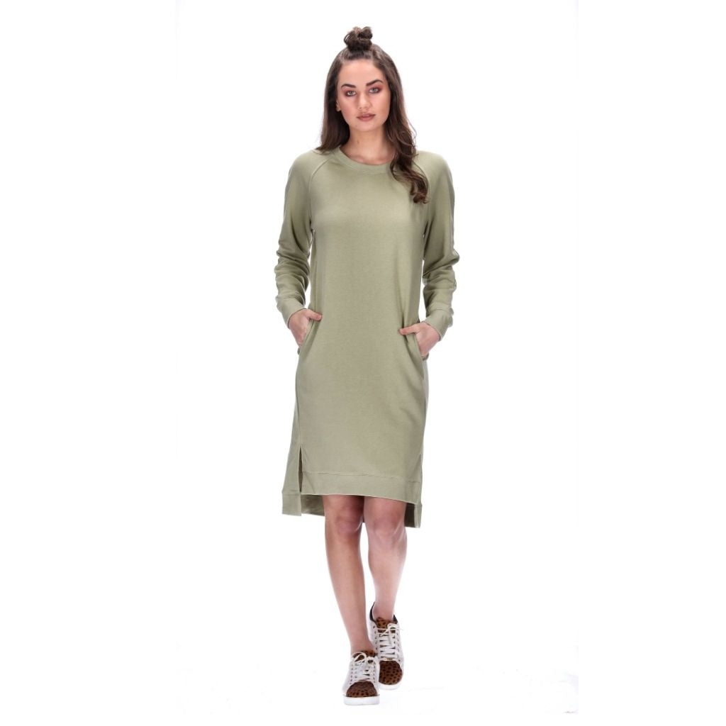 Katy Dress Dusty Green