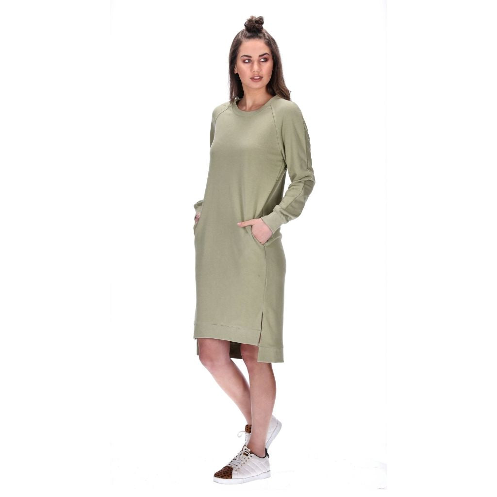 Katy Dress Dusty Green