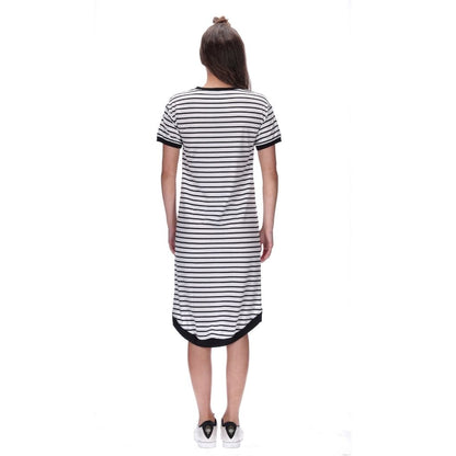 Heidi Dress Black Stripe