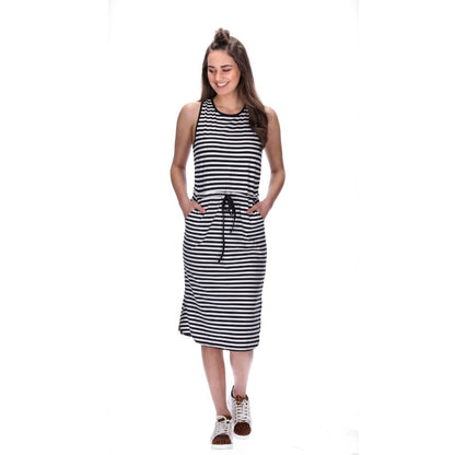 Vera Dress Black Stripe