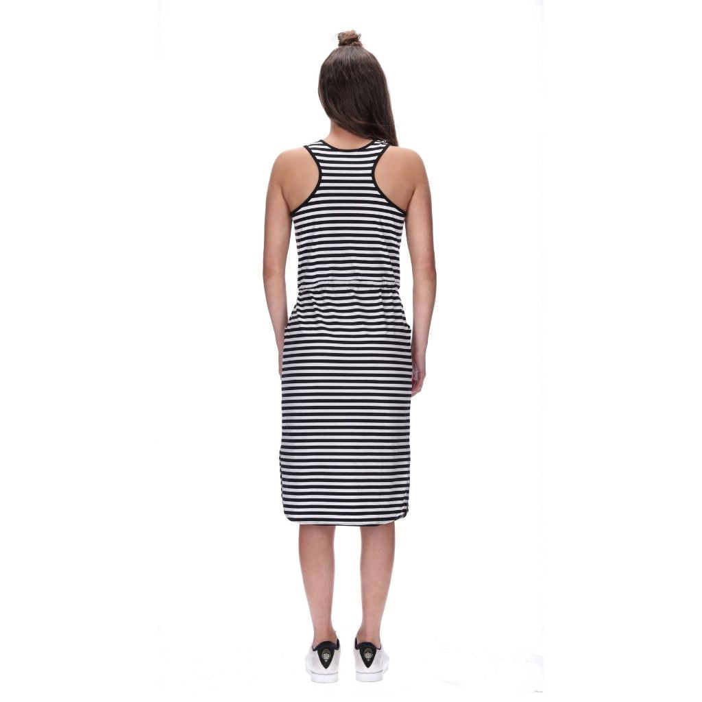 Vera Dress Black Stripe