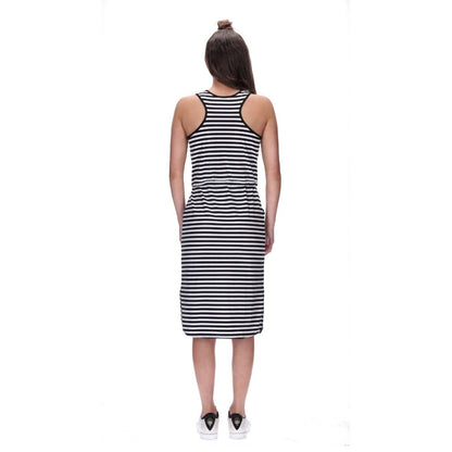 Vera Dress Black Stripe