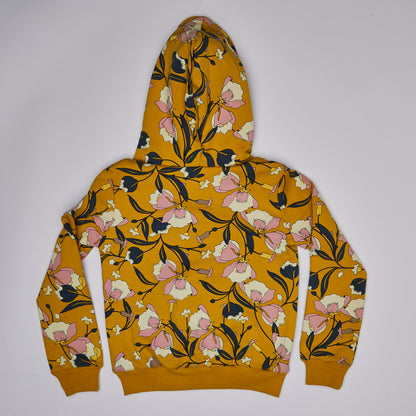 Storm Hoodie Mustard Floral