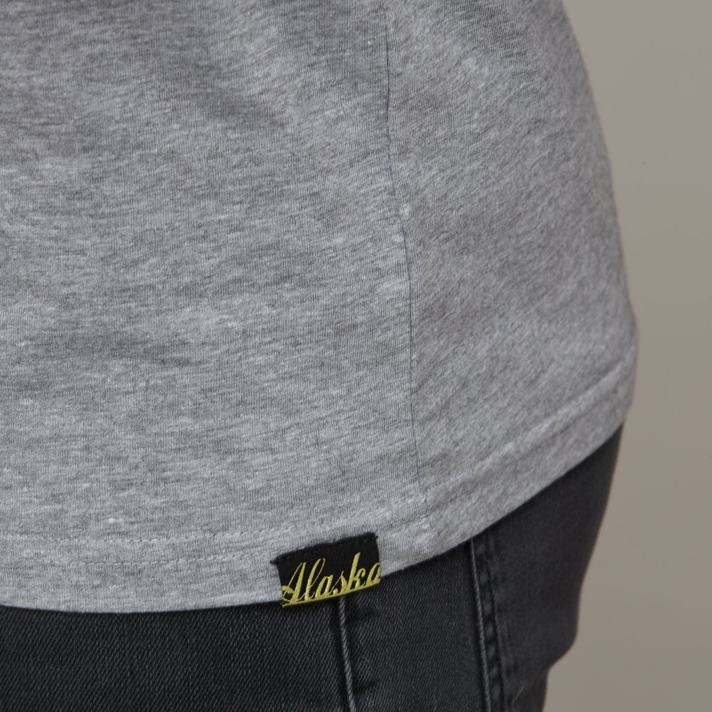 Erik V-Neck Tee Grey Marle