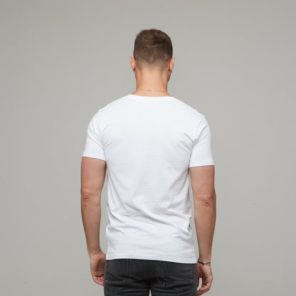 Erik V-Neck Tee White