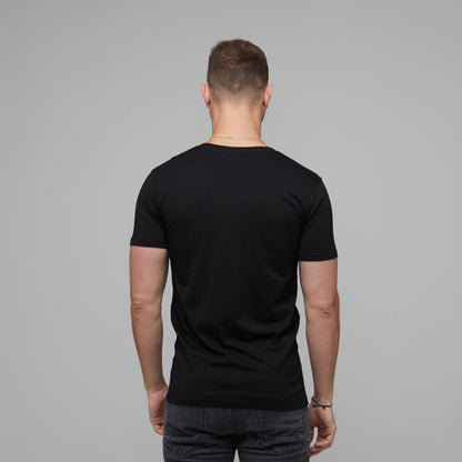 Erik V-Neck Tee Black