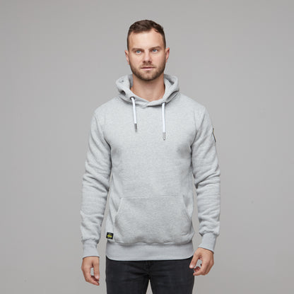 mens basic grey hoodie 