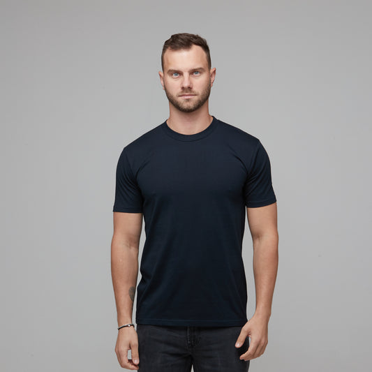 mens relaxed fit tee navy