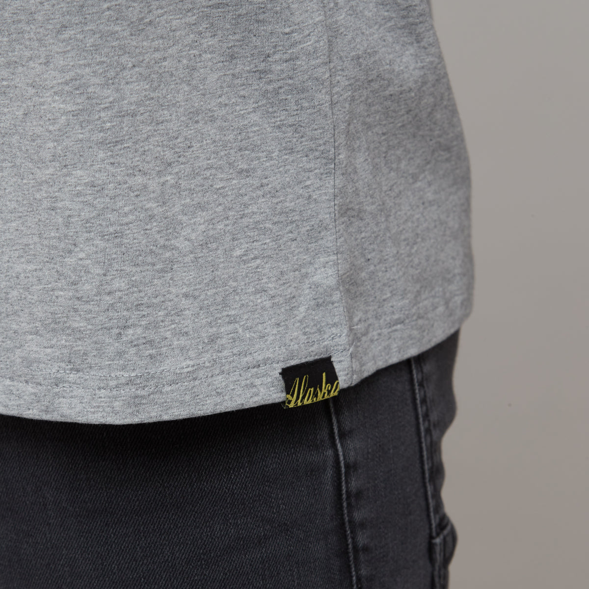 Liam Tee Grey Marle/Black