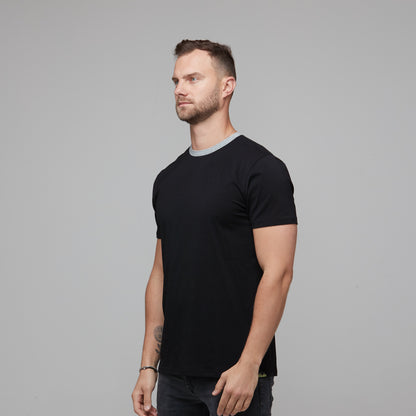 Wyatt Tee Black/Grey