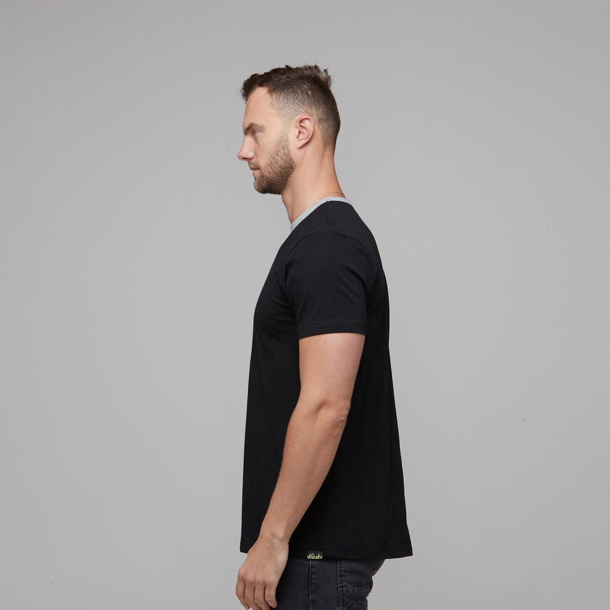 Wyatt Tee Black/Grey