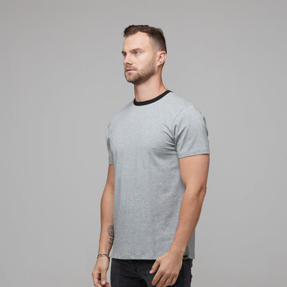 Wyatt Tee Grey Marle/Black