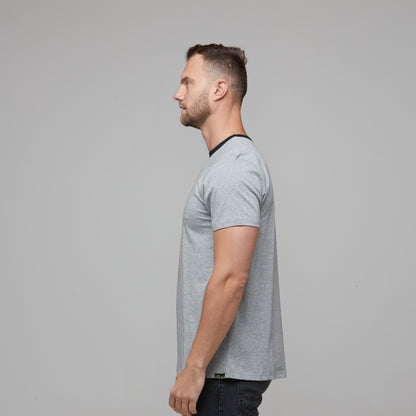Wyatt Tee Grey Marle/Black