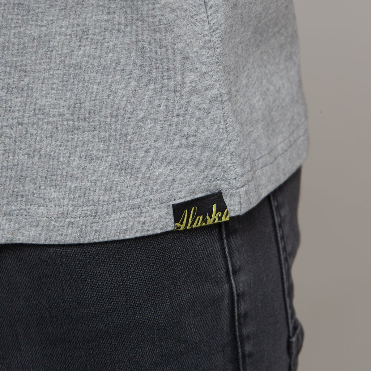 Wyatt Tee Grey Marle/Black