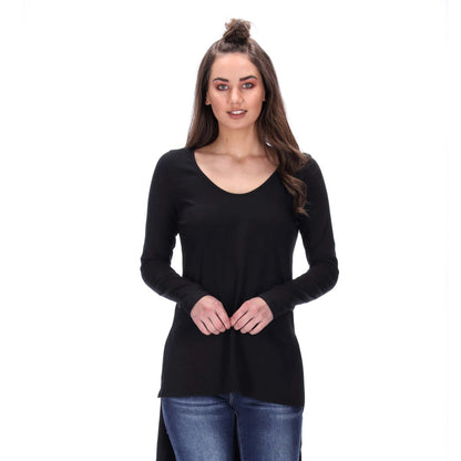 Long Sleeve Top Black