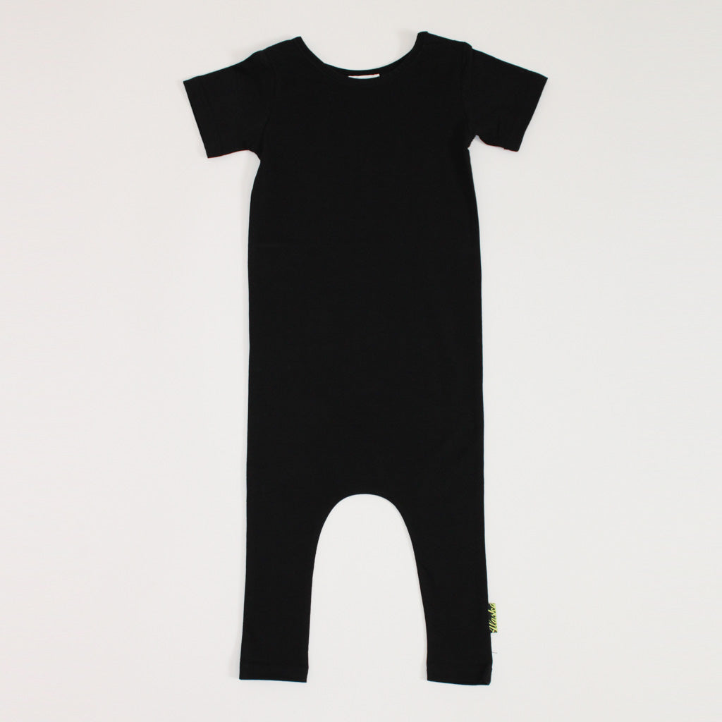 black baby romper
