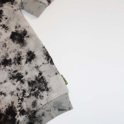 Zander Acid Wash Sweater Black/Grey