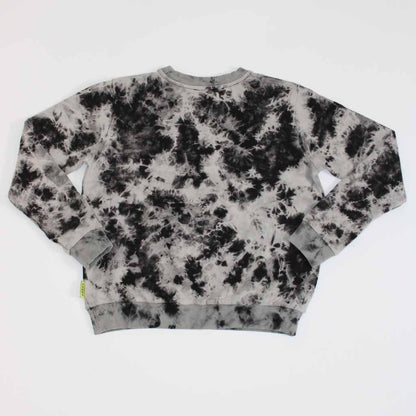 Zander Acid Wash Sweater Black/Grey