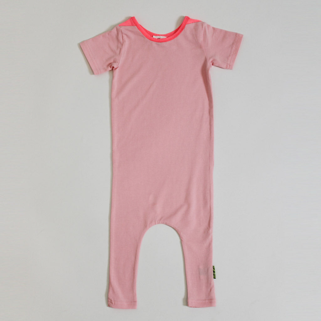 pink baby romper