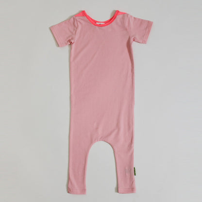 pink baby romper