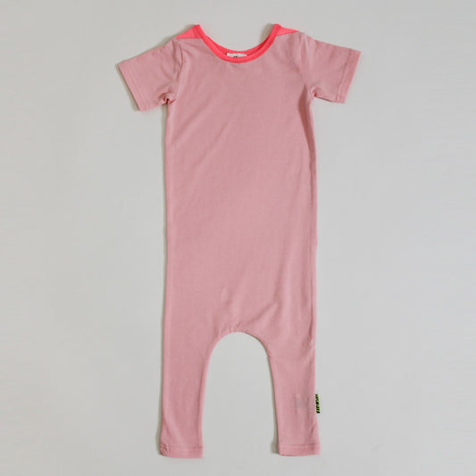 pink baby romper