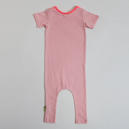 Jamie Romper Pink/Fluro Pink
