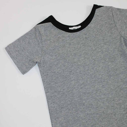 Jamie Romper Grey Marle/Black